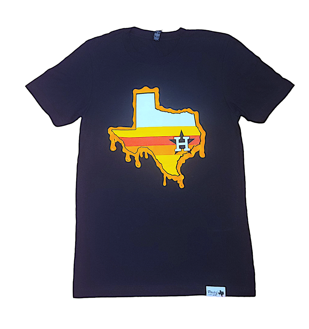 Drippy Texas Throwed T-Shirt