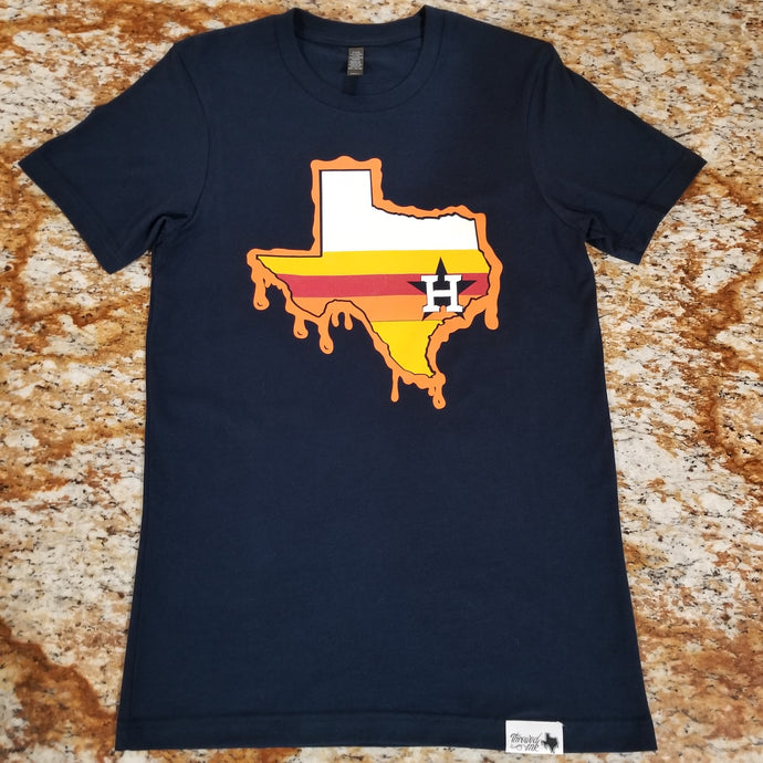 Drippy Texas Throwed T-Shirt